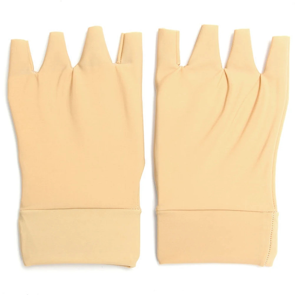 1 Pair Washable Nylon Spandex Anti Inflammatory Hand Compression Arthritis Relief Fitness Gloves