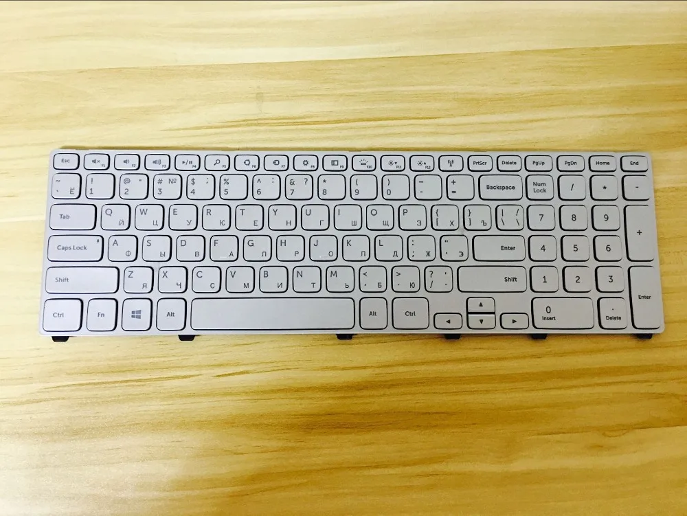 

News notebook laptop keyboard for Dell Inspiron 17 3000 7000 7737 7746 backlit Russian layout