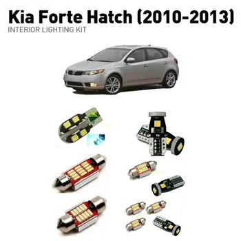

Led interior lights For Kia forte hatch 2010-2013 8pc Led Lights For Cars lighting kit automotive bulbs Canbus