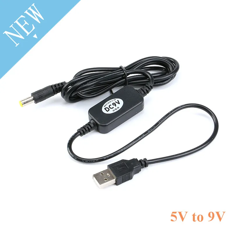 

USB DC 5V to DC 9V 8W Step up Cable 5.5x2.1mm Male Step up Converter For Router