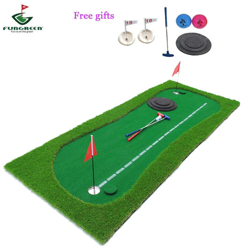 

75*300cm Golf putting green with some free gifts