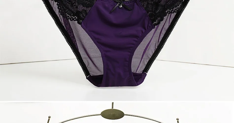 Women Sexy Lace Panties Seamless Cotton Breathable Underwear Hollow Briefs Plus Size Girl New Panty 22