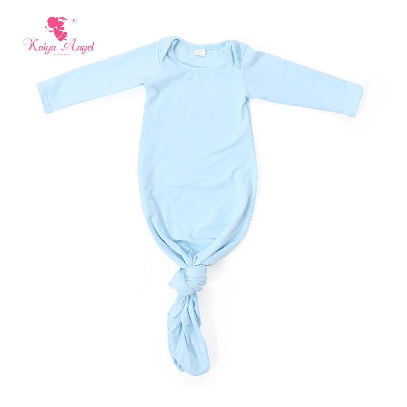 Ночная рубашка для малышей розовая ночная рубашка для новорожденных светло-голубой галстук для малышей спальный мешок Одежда для мальчиков и девочек