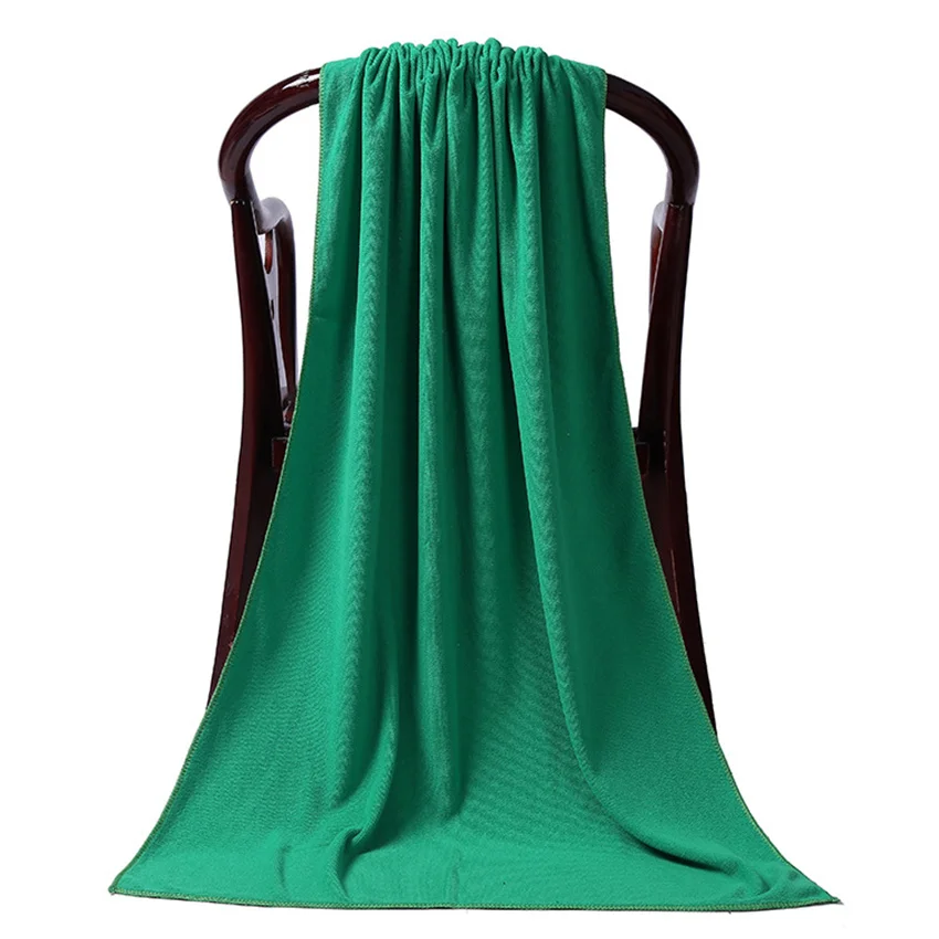 80*180 см микрофибра простое полотенце пляжное полотенце s весна/осень Плавательный Спа домашнее и красивое постельное полотенце s - Цвет: Зеленый