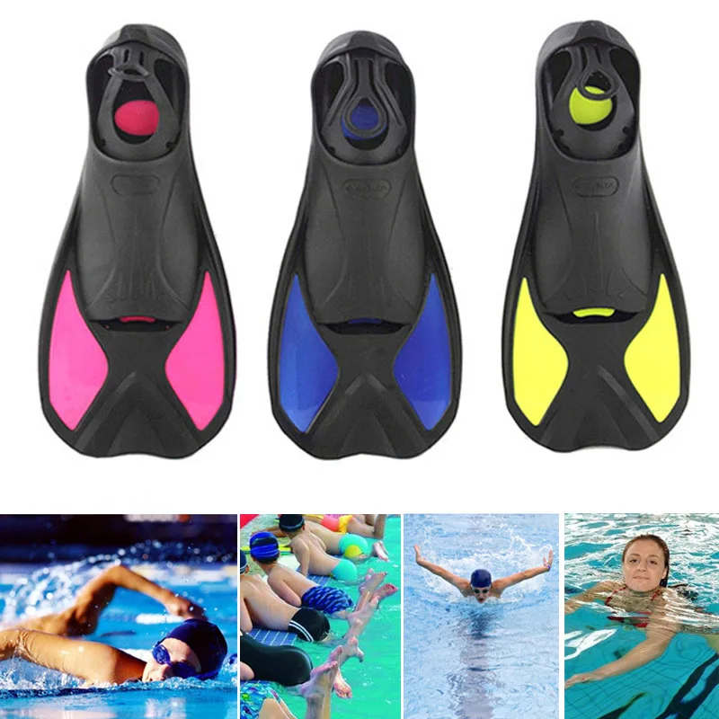 

High 1 Pair Men Women Shoes Swimming Fins Underwater Hunting Diving Flippers Submersible Diving Foot Monofin Accessories DOG88