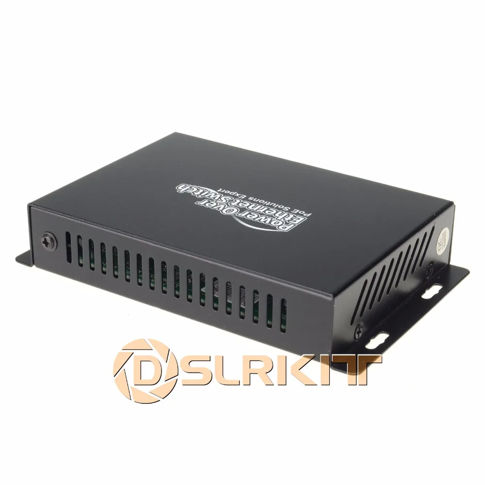 

48V 96W 5 Ports 4 PoE Injector Power Over Ethernet Switch 4,5+/7,8- IP Cameras