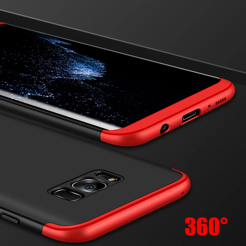 Toraise 360 Full Protection + Thin Protective Cover Case For Samsung Galaxy S8 &S8 Plus Phone Bag Capa For Samsung S8 Plus Case cases-for-s8+