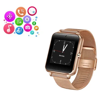 Smart Watch Men Women Bluetooth Stainless Steel Band Wrist Smartwatch Support SIM TF Card Watches For Android ios Male band