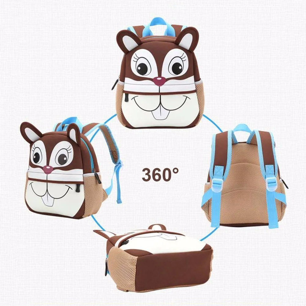 Милый мультфильм детская школьная сумка дети в форме животных мини плюшевый рюкзак дети открытый дорожная сумка студент сумки для