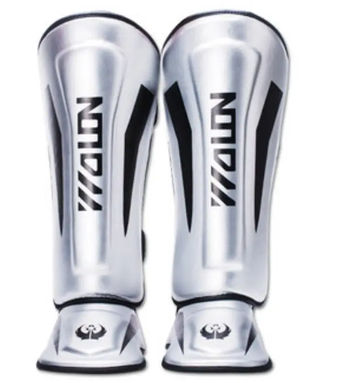 

2pc/lot Boxing Taekwondo shin protector One-piece leg guard & instep protector PU Leather 4 size selection for kids and adult