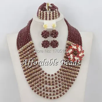 

Marvelous African Jewelry Set Fashion African Wedding Set Free Shipping ABS053