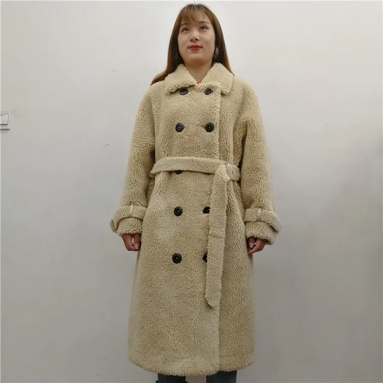 Осенне-зимнее Модное Новое Женское пальто из искусственного меха, Имитация куртки, длинное женское свободное пушистое толстое теплое пальто, верхняя одежда