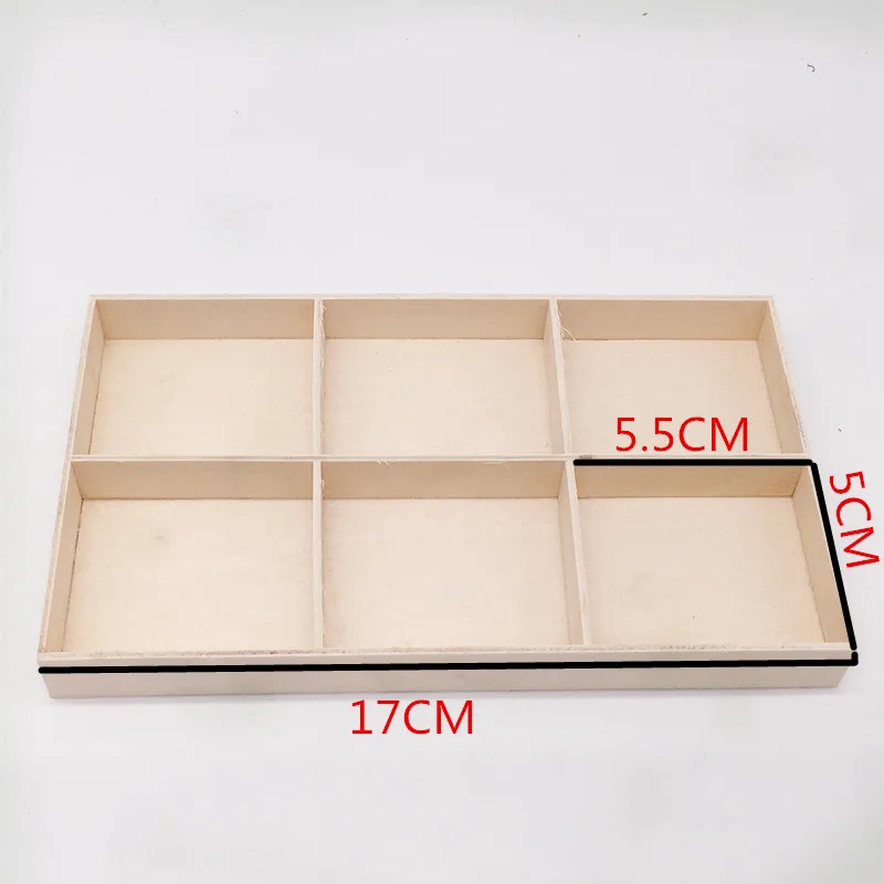 Настольный органайзер разделенная коробка для хранения дисплей лоток для мелких предметов миниатюрный завод ювелирных изделий ремесло стационарный деревянный ящик Органайзер
