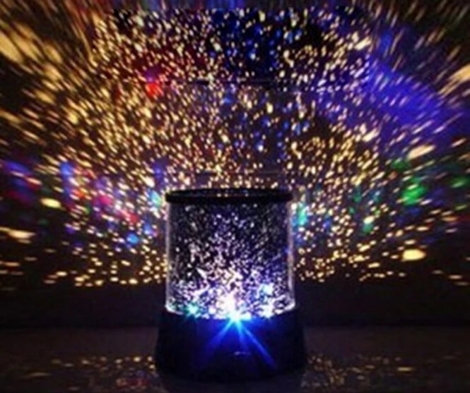 

LED Starry Night Projector Lamp Cosmos Moon Colorful Master Star Sky Universal Night Light Children Projector Lamp