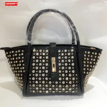 Роскошные модные женские туфли Сумки Женский бриллиантами Сумочка для пышек замок плеча наслан Сумка Дамы изготовление со стразами курьерские Сумки