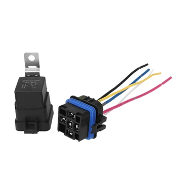 

Waterproof Integrated Automobile Relay Dc/12V 40A Auto Relay & Socket 5 Pin
