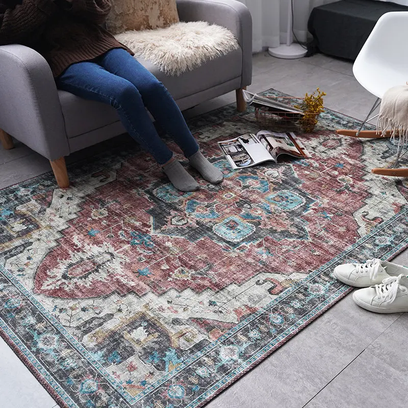 Винтажный персидский ковер для гостиной ковер для спальни мягкий ковер из Марокко Диванный кофейный столик напольный ковер классический учебный коврик для комнаты