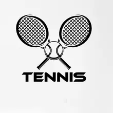 

Tennis Sticker Car Window Sports Decal Muurstickers Name Posters Vinyl Wall Decals Parede Decor Mural Tennis Sticker