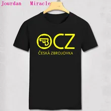 Горячая Распродажа, модная новинка, CZ Ceska Zbrojovka, чешское оружие, футболка, CZ 75, модная мужская летняя хлопковая футболка