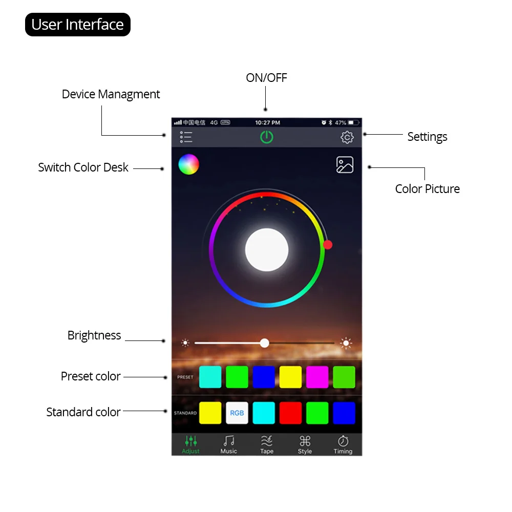 5V USB Светодиодные ленты 5050 RGB Светодиодные ленты светильник 5050 работы при прослушивании музыки по Bluetooth полосы IP65 Гибкая светодиодный лента ТВ фон светильник Инж