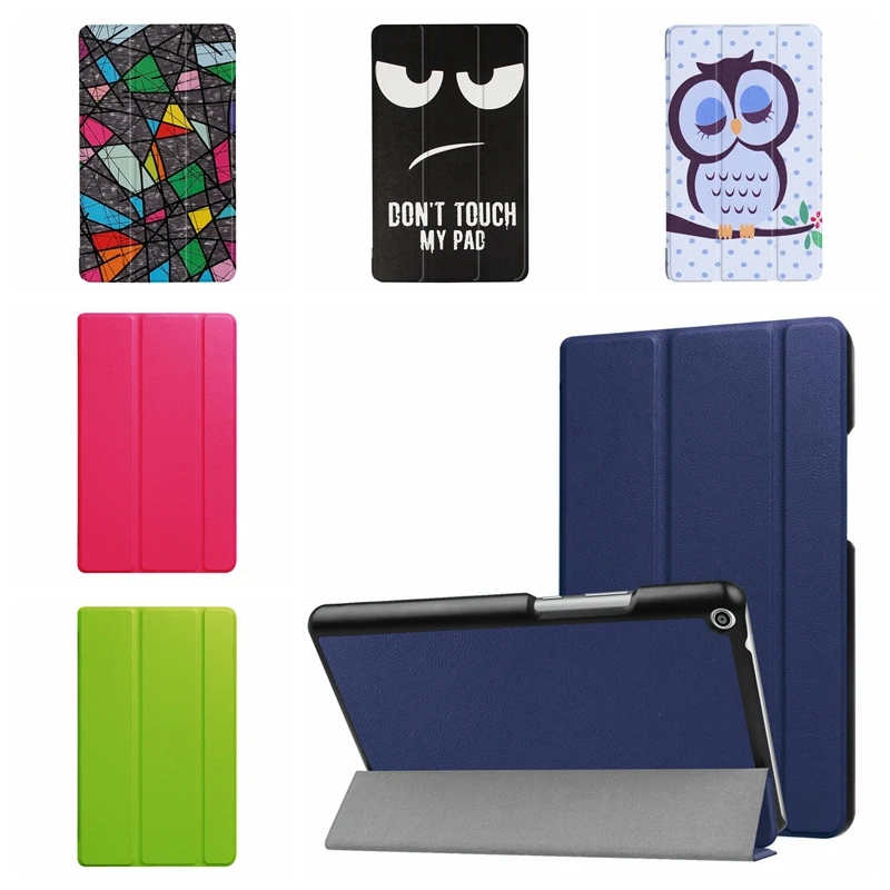 

Luxury PU Leather Protective Case For Huawei MediaPad T3 8.0 KOB-L09 KOB-W09 8.0 Magnet Folding Tablet Bag Smart Cover Case Capa