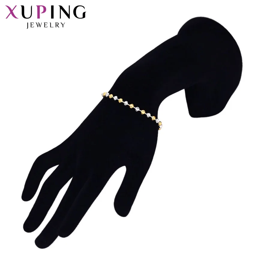 Xuping модные роскошные браслеты популярный дизайн браслеты для женщин ювелирные изделия подарки на день благодарения S75, 2-75058