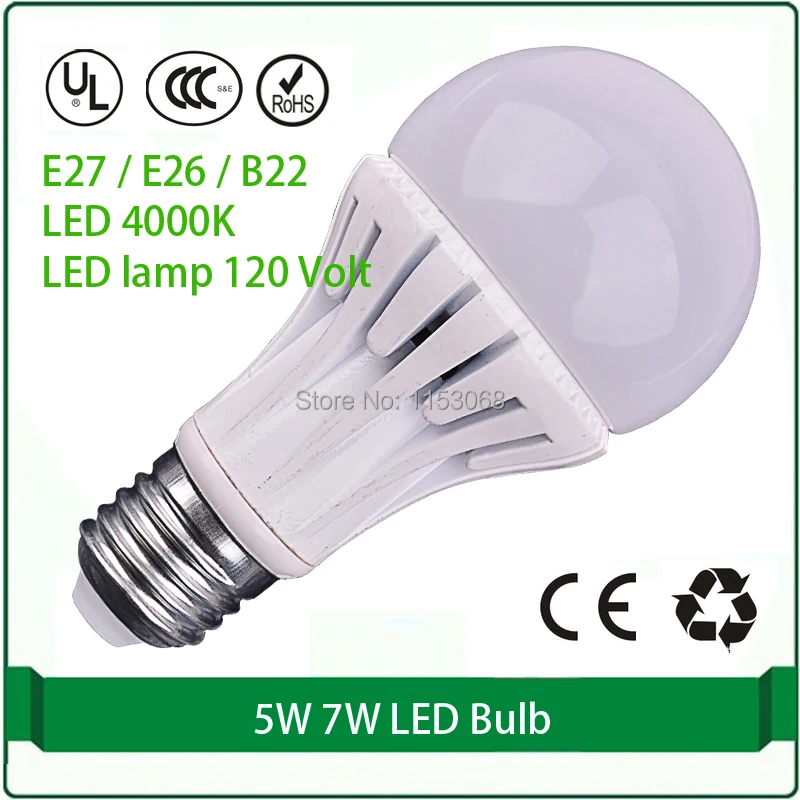 

free shipping 1 piece / lot AC85-265V e27 e26 B22 5W 7W table lamp bulb lantern bulb chandeliers bulb led e27