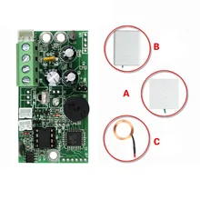 125khz RFID Module Embedded Control Board for small electric locks mini access controller relay output Fail Secure