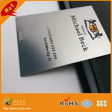 Горячая распродажа! кредитной карты размер серебряный цветной, высокого качества из нержавеющей стали Визитная карточка(0,3 мм/0,5 мм/0,8 мм и т. д
