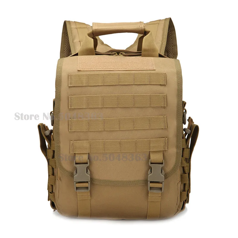 

14" Outdoor Laptop Case Bag Multifunction Military Tactical Waterproof Molle Molle Bag Camping Backpack