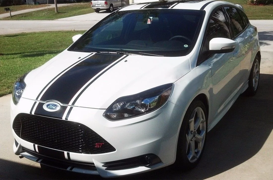 Виниловая наклейка для Ford Focus RS ST набор в полоску ручка зеркала дверной порог