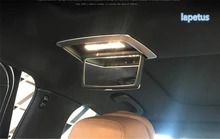 Lapetus Per BMW Serie 7 G11 G12 2016 2017 2018 ABS Opaco Stile Roof Top Posteriore Make Up Specchio Decorazione autoadesivo Della Copertura Trim 2 pz