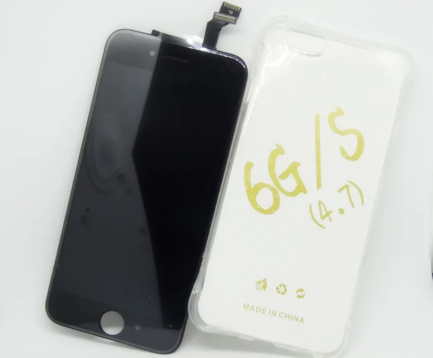 

New LCD Display Screen with Digitizer Touch Assembly with back cover Replacement for iphone 6 6plus free shipping