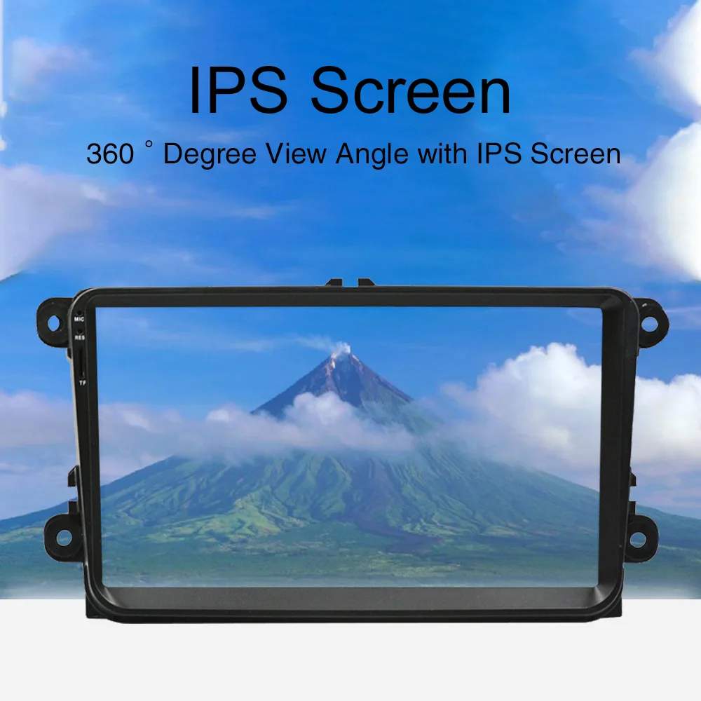 Best Auto Android8.1 IPS Screen Car Audio Car Player GPS Radio For VW GOLF 6 Polo Bora JETTA B6 PASSAT Tiguan SKODA OCTAVIA Bluetooth 0