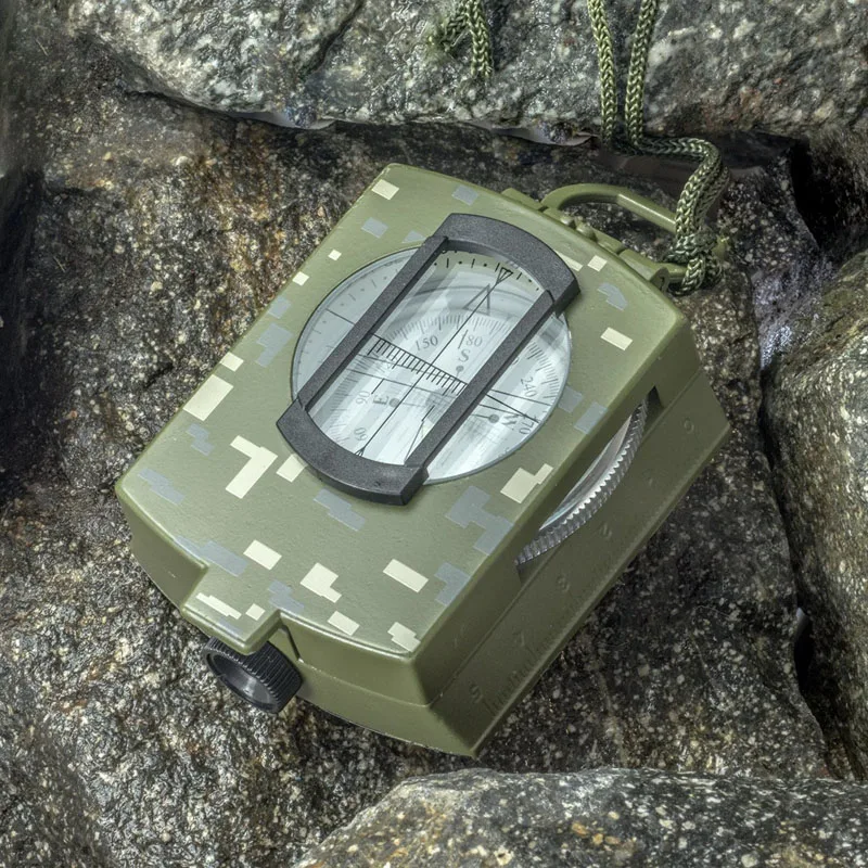 Professional waterproof Compass Aiming Luminous Открытый Кемпинг необходимый ручной навигатор компас