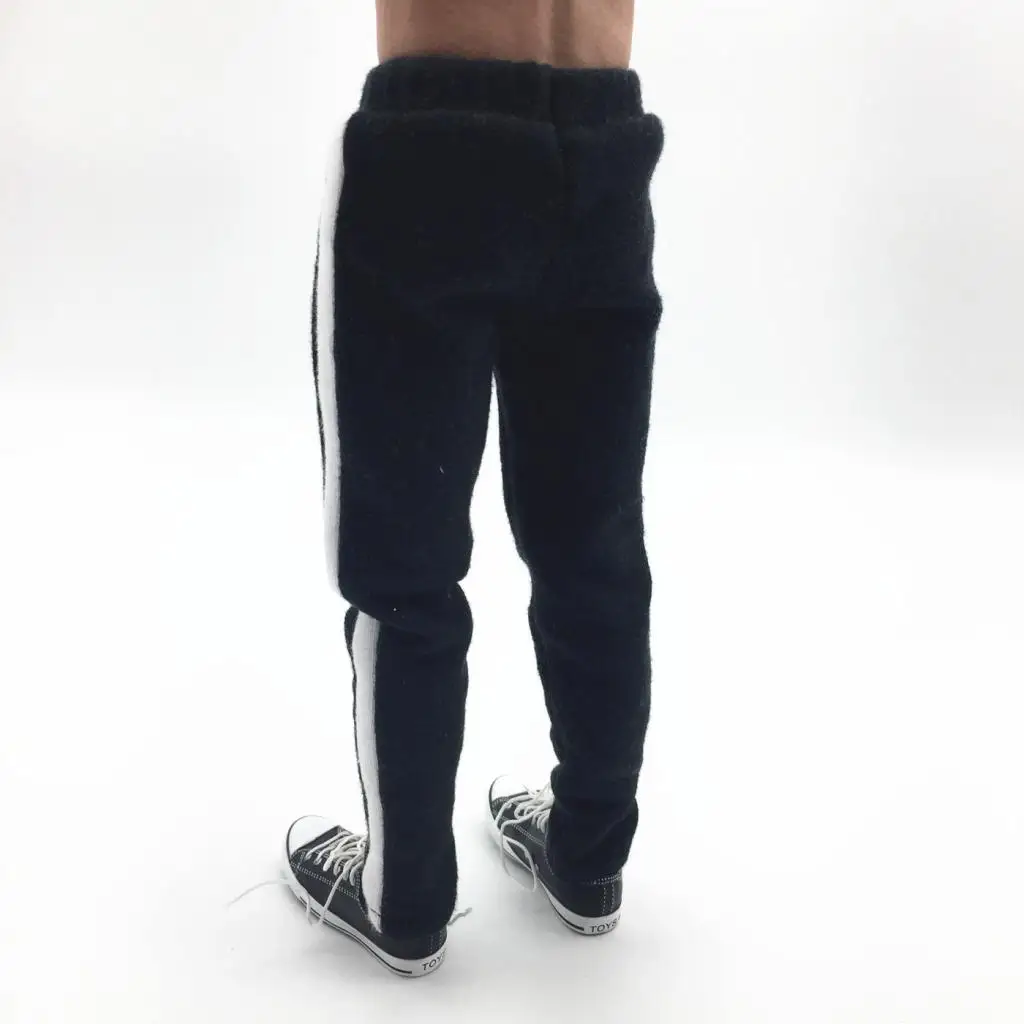 1/6 Scale Side - striped Pants Sport Trousers for 12inch Action Figure DIY