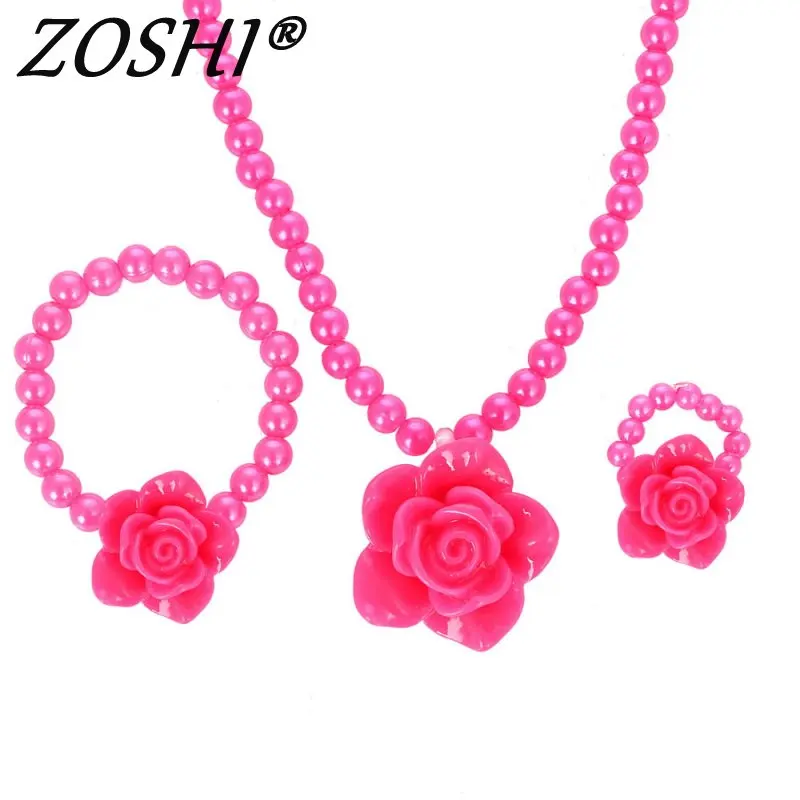Комплект из колье браслета и кольца с искусственным жемчугом|jewelry sets|wholesale jewelry