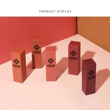 NOVO Cosicmets 5 шт матовый бархат помада водонепроницаемый матовые губы пигментная натуральная помада долговечный матовый карандаш batom макияж