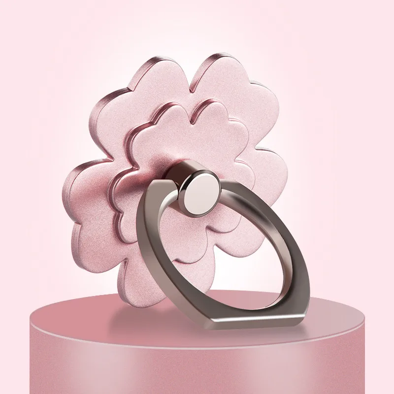 Милый цветок розовый Кот свинья палец кольцо держатель для iPhone 7 8 Plus телефон подставка для iPhone X XS XR XS Max 6 6S металлическая подставка держатель - Цвет: 10