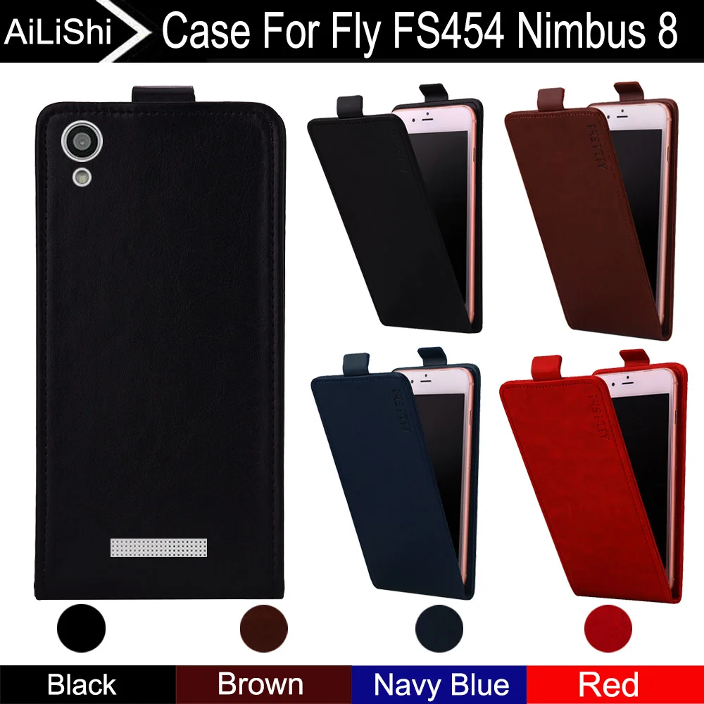 AiLiShi для Fly Nimbus 8 FS454 чехол Вертикальный кожаный аксессуары телефона 4 цвета +