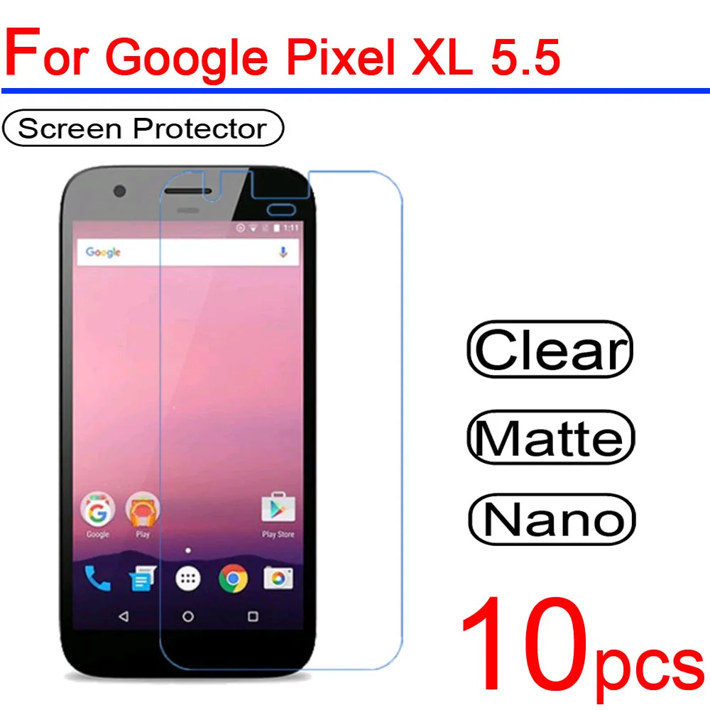 10 шт. ультра чистый ПЭТ мягкий для Google Pixel 1 2 3 XL ЖК экран Защитная крышка 1/2/3