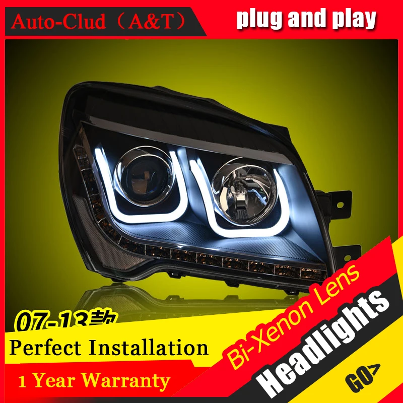 

Car Styling For Kia Sportage led headlights For Sportage head lamp Angel eye led DRL front light Bi-Xenon Lens xenon HID KIT