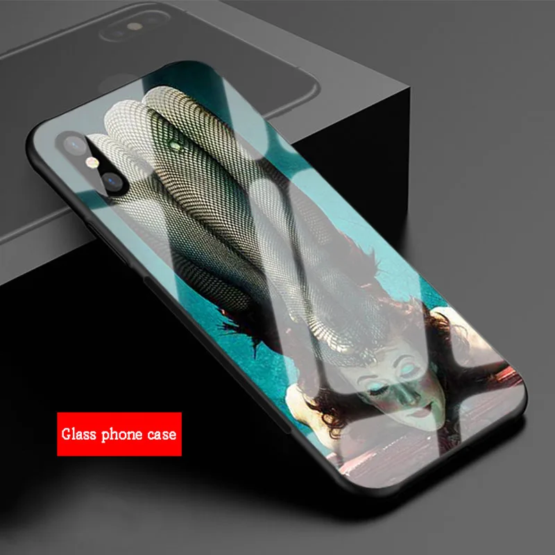 Чехол для телефона с закаленным стеклом iPhone 6 6plus 7 plus 8 8plus 5 1 X XS XR Max|Бамперы| |
