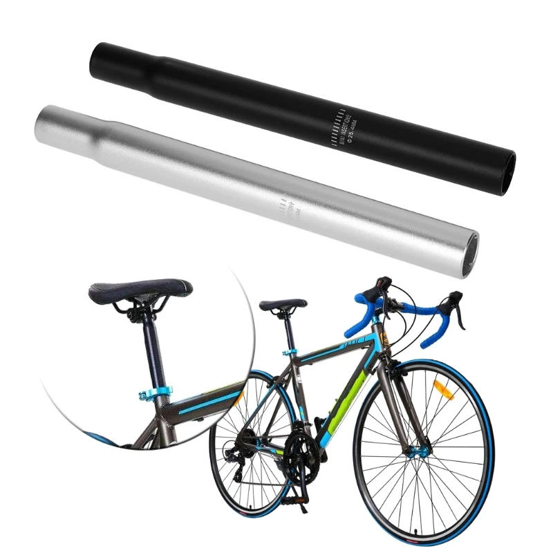 

Bicycle Seat Post Aluminum Alloy 25.4x250mm Tube MTB Mountain Road Bike Cycling