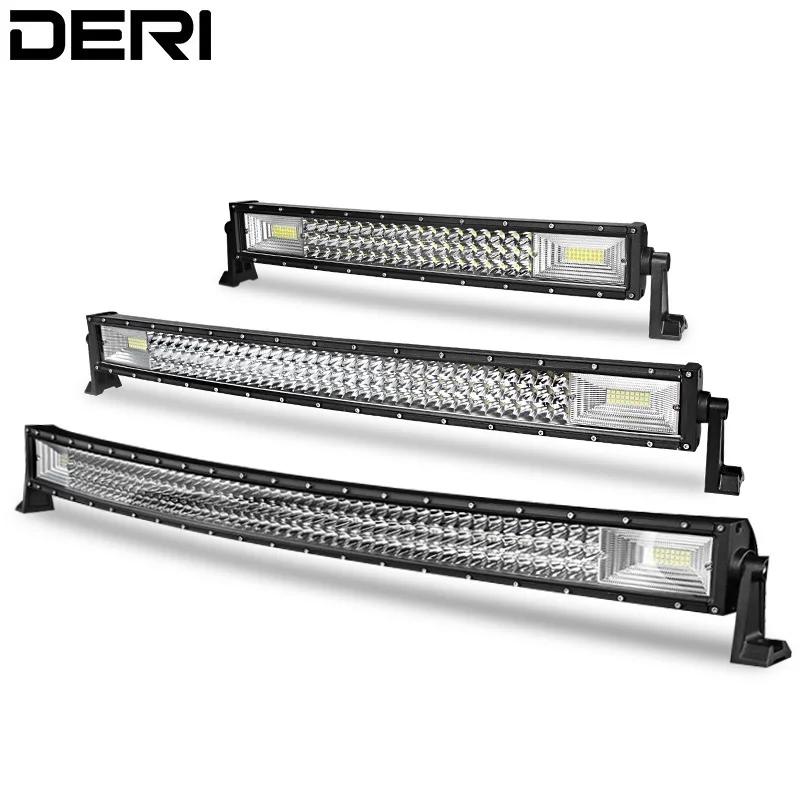 

22 32 42 inch Curved LED Light Bar Combo Beam Triple Row Led Work Light for SUV ATV RV PickUp Truck Led Bar Offroad Car Styling