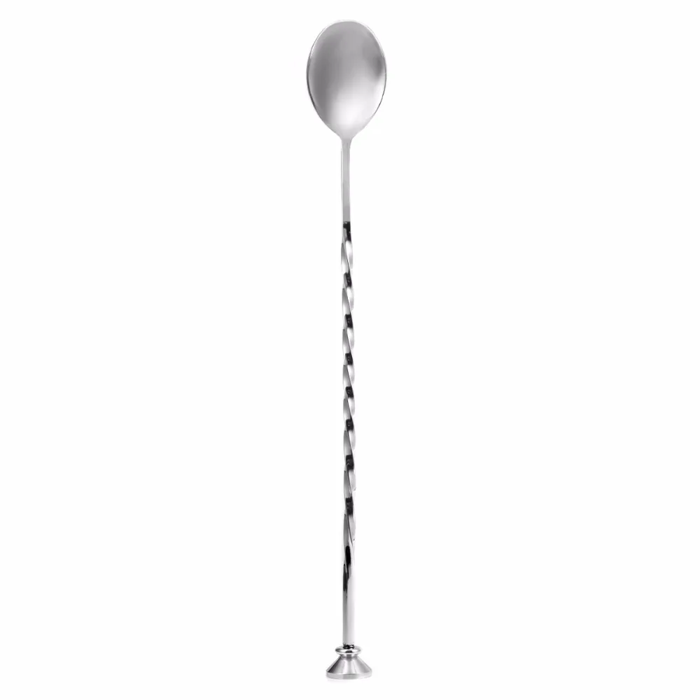 304 Stainless Steel Bar Spoon 270mm Swizzle Stick Stirrer Bar Mixing