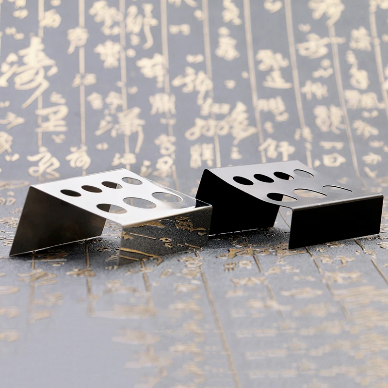 Stainless Steel Ink Cup Holder High Quality Pigment Holder 7 Holes Ink