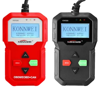 

Universal OBD2 OBD II Scanner Car Engine Fault Code Reader CAN Diagnostic Scan Tool Support 6 Languages