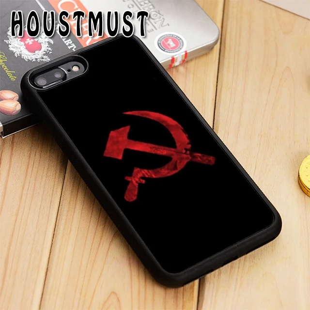 HOUSTMUST Советский Союз союз чехол с флагом для iPhone 5 5S SE 6 S 7 8 X XR XS max samsung galaxy S5 S6 S7 край