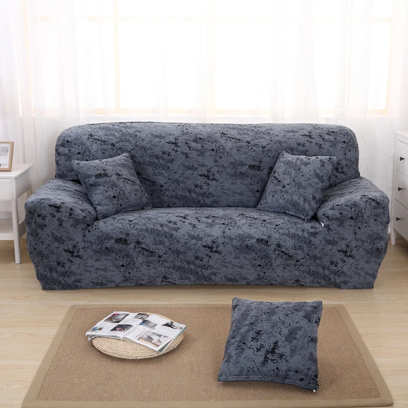 Buy Solid Sofa Elastic Couch Covers Stretch Slipcover